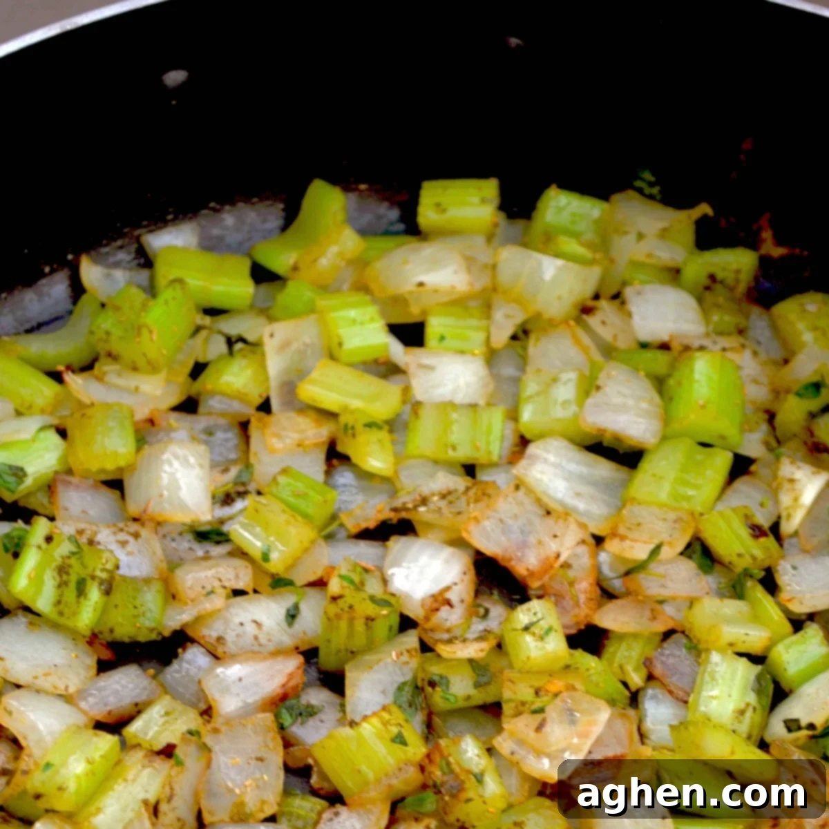 Weight Watchers Cornbread Stuffing The Holiday Dish That Disappears First 6 Cooking onions and celery