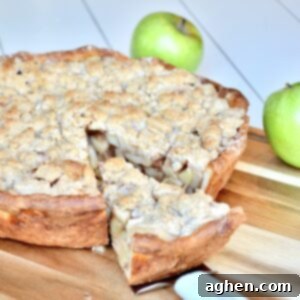 Your Lighter Fall Favorite: Weight Watchers Dutch Apple Pie 7 Baked apple pie slice