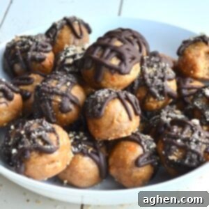 Butterfinger balls in a bowl