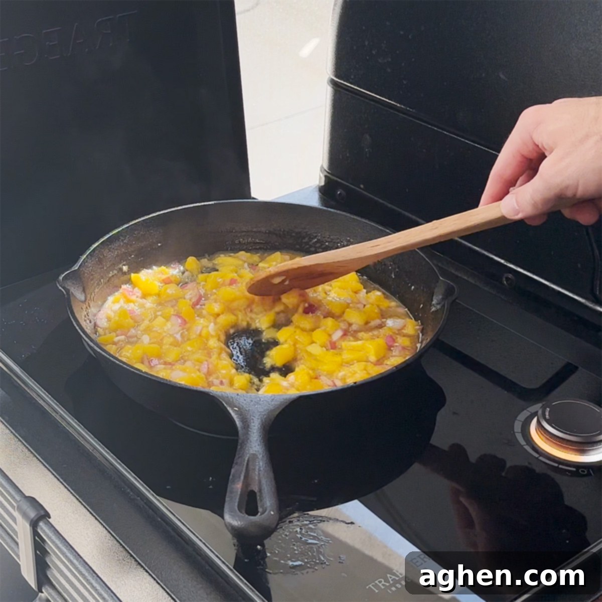 Traeger-fy Your Holidays: 10 Essential Uses 2 Smoked Mango Chutney Simmer and Reduce