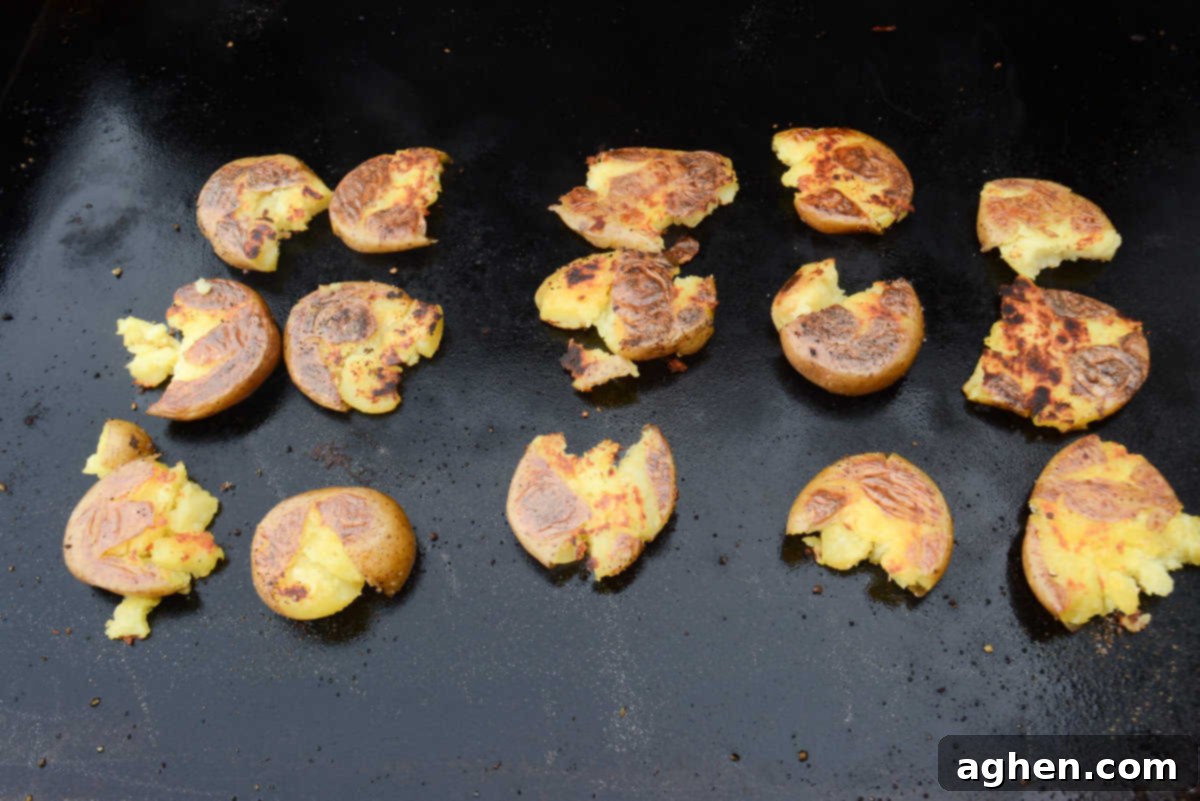 The Blackstone Guide to a Merry Christmas 9 Recipes 7 blackstone smashed potatoes