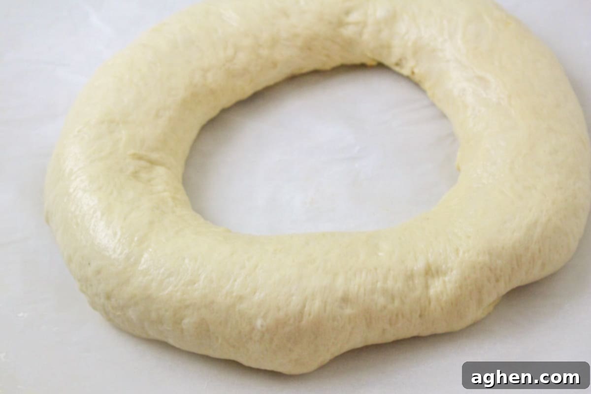 unbaked king cake.