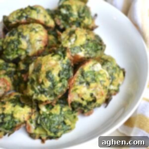 Appetizer serving of Weight Watchers spinach balls with a dip