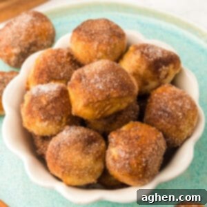 Cinnamon sugar pretzel bites.