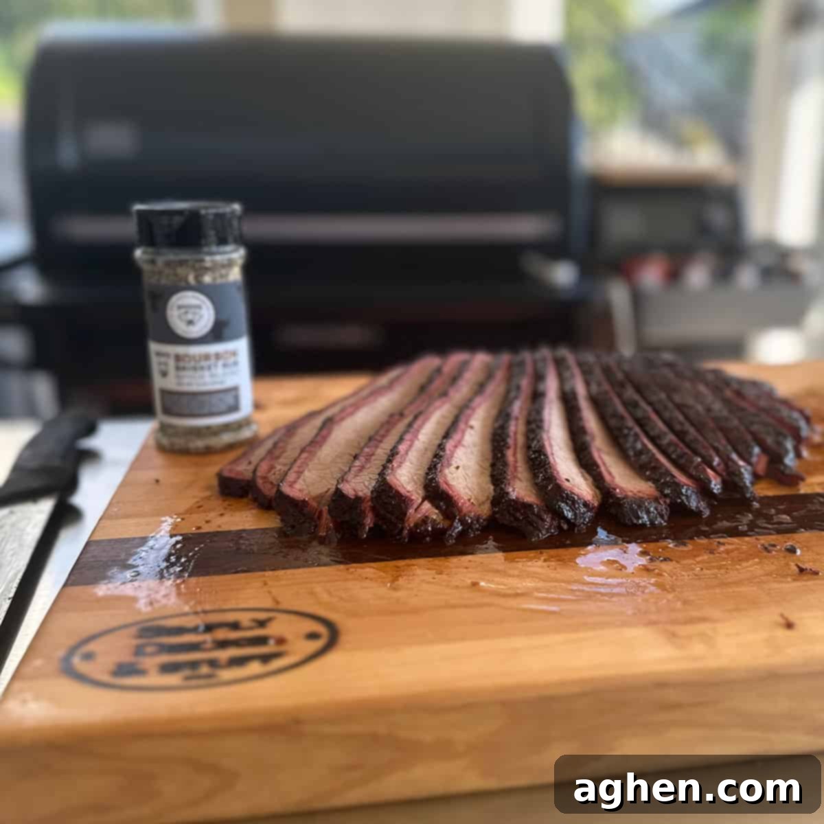 Overnight Backyard Brisket - Finished