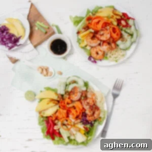 Shrimp Spring Roll Bowl