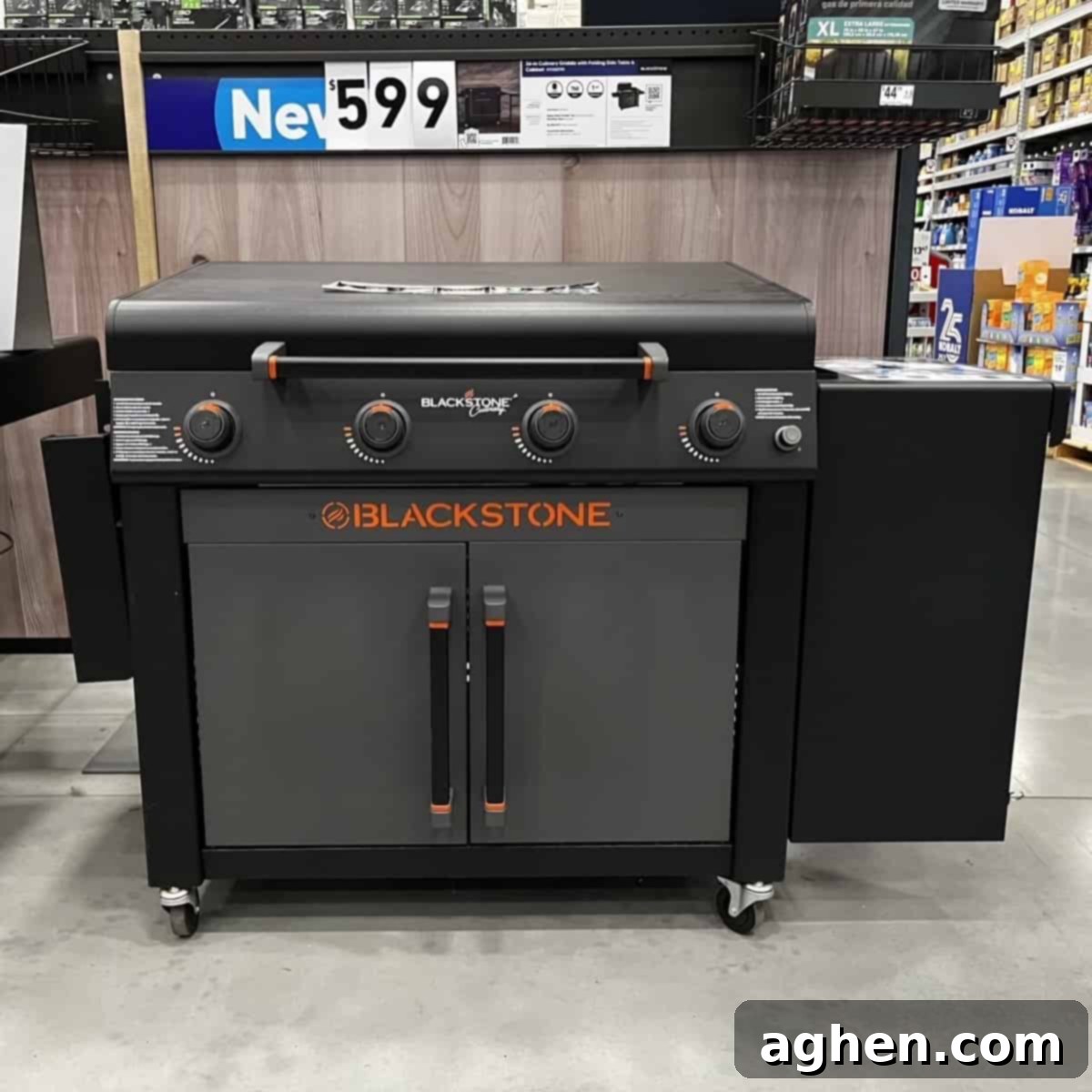 Blackstone griddle setup for outdoor cooking
