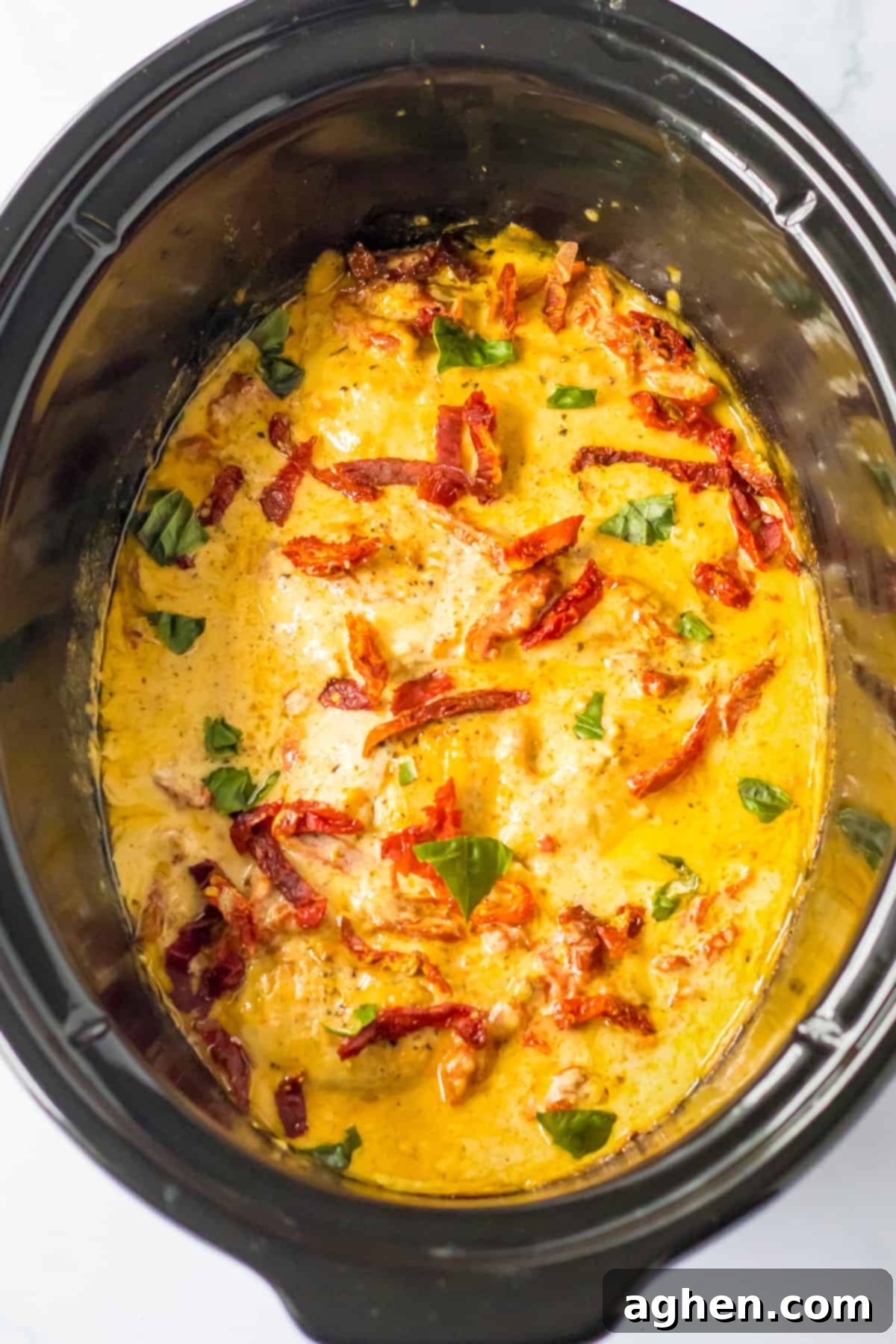 Marry me chicken in crockpot.