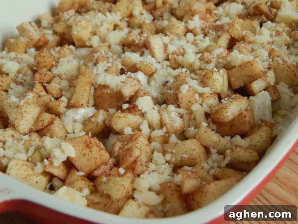 Pillsbury Biscuits: The Unexpected Star of Apple Cinnamon Crumble 7 A serving of Pillsbury Biscuits Apple Cinnamon Crumble on a plate