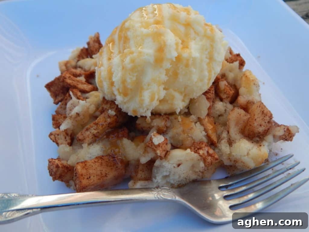 Pillsbury Biscuits: The Unexpected Star of Apple Cinnamon Crumble 9 Close-up of fluffy Pillsbury Biscuits in apple cinnamon crumble