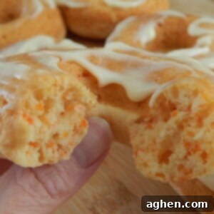 Carrot Cake Donut Recipe Card Image