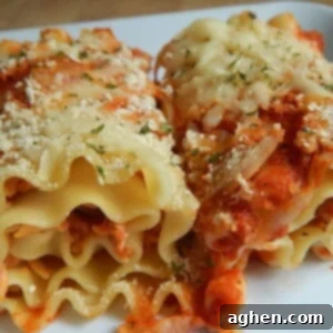 Cheesy Chicken Lasagna Rolls 2 Chicken parmesan lasagna