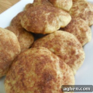 banana snickerdoodle on white plate