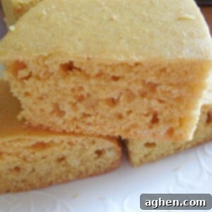 healthy cornbread on white plate