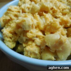 Ultimate Crockpot Buffalo Chicken Mac and Cheese 2 Close-up of crockpot buffalo chicken mac and cheese.