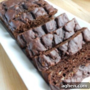 Luscious Double Chocolate Banana Pudding Loaf 2 Double Chocolate Banana Pudding Loaf