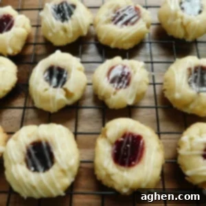 ww friendly jam shortbread thumb print cookies