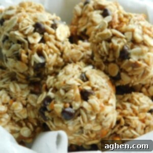Effortless Weight Watchers No-Bake Indulgence 2 low calorie sweet and salty no bake cookies in basket
