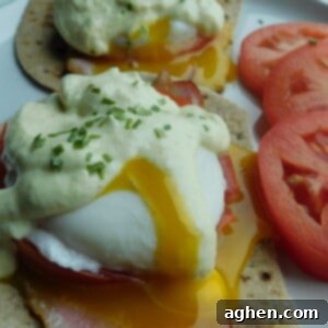 Flatout Eggs Benedict served on a plate