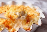 Golden Cheesy Creamed Corn Bake