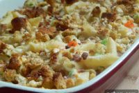 Creamy Chicken Caesar Pasta Bake