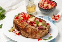Pineapple Salsa Pork Tenderloin Feast
