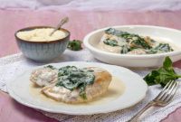 Luscious Light Chicken Florentine