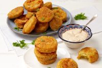 Golden Crispy Air-Fried Green Tomatoes