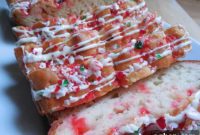 Holiday White Chocolate Peppermint Loaf