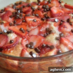 Strawberry Chocolate Monkey Bread Dream 2 Close-up of strawberry chocolate monkey bread pie