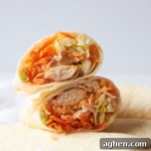 Spicy Buffalo Chicken Wraps 2 Buffalo Chicken Wraps