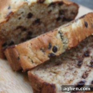 Moist Banana Chocolate Chip Loaf 2 A delicious slice of healthy banana chocolate chip loaf, perfect for a Weight Watchers friendly snack.