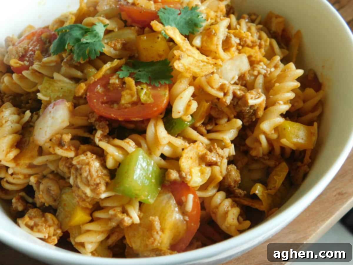 31 Delicious Healthy Sides for Any Meal 19 Turkey taco pasta salad