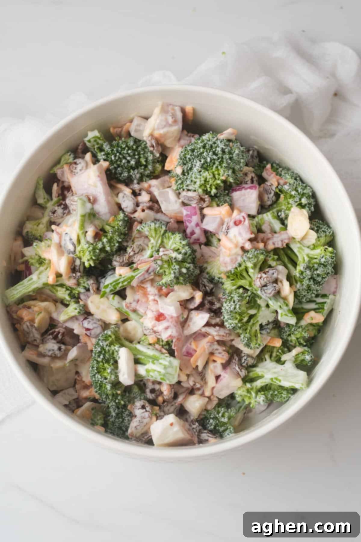 31 Delicious Healthy Sides for Any Meal 4 WW friendly broccoli salad