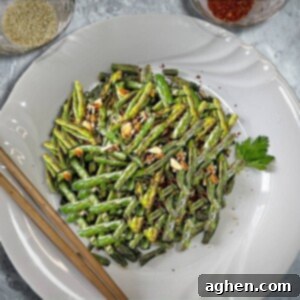 air fried green beans