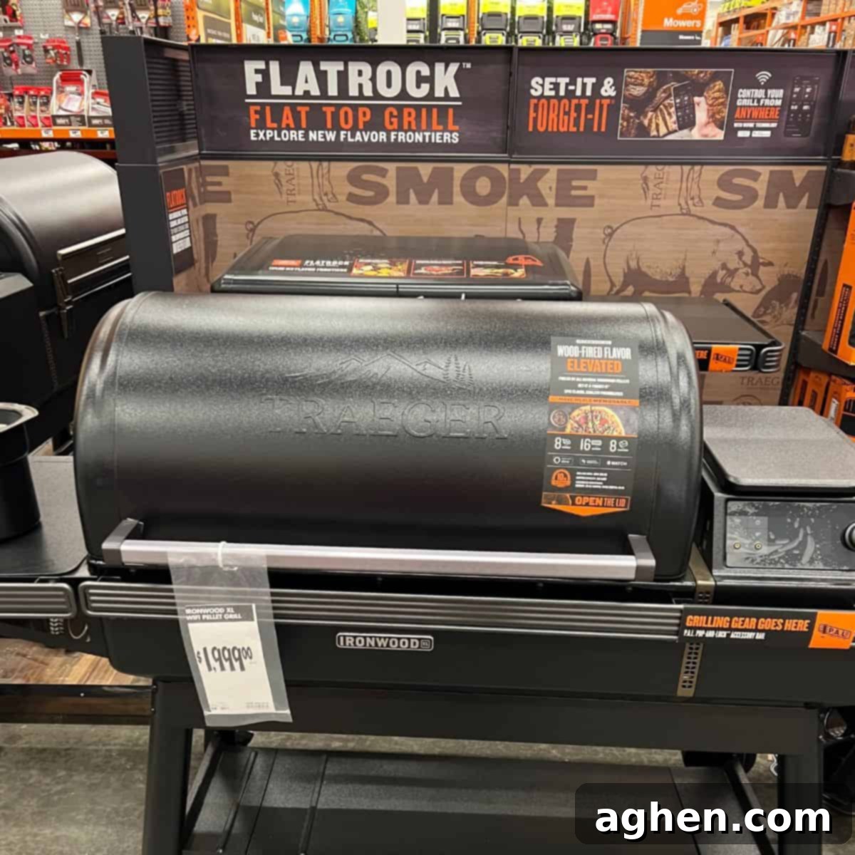Sizzle or Sear: Picking Your Perfect Cooktop 2 traeger ironwood xl pellet grill sitting on the sales floor