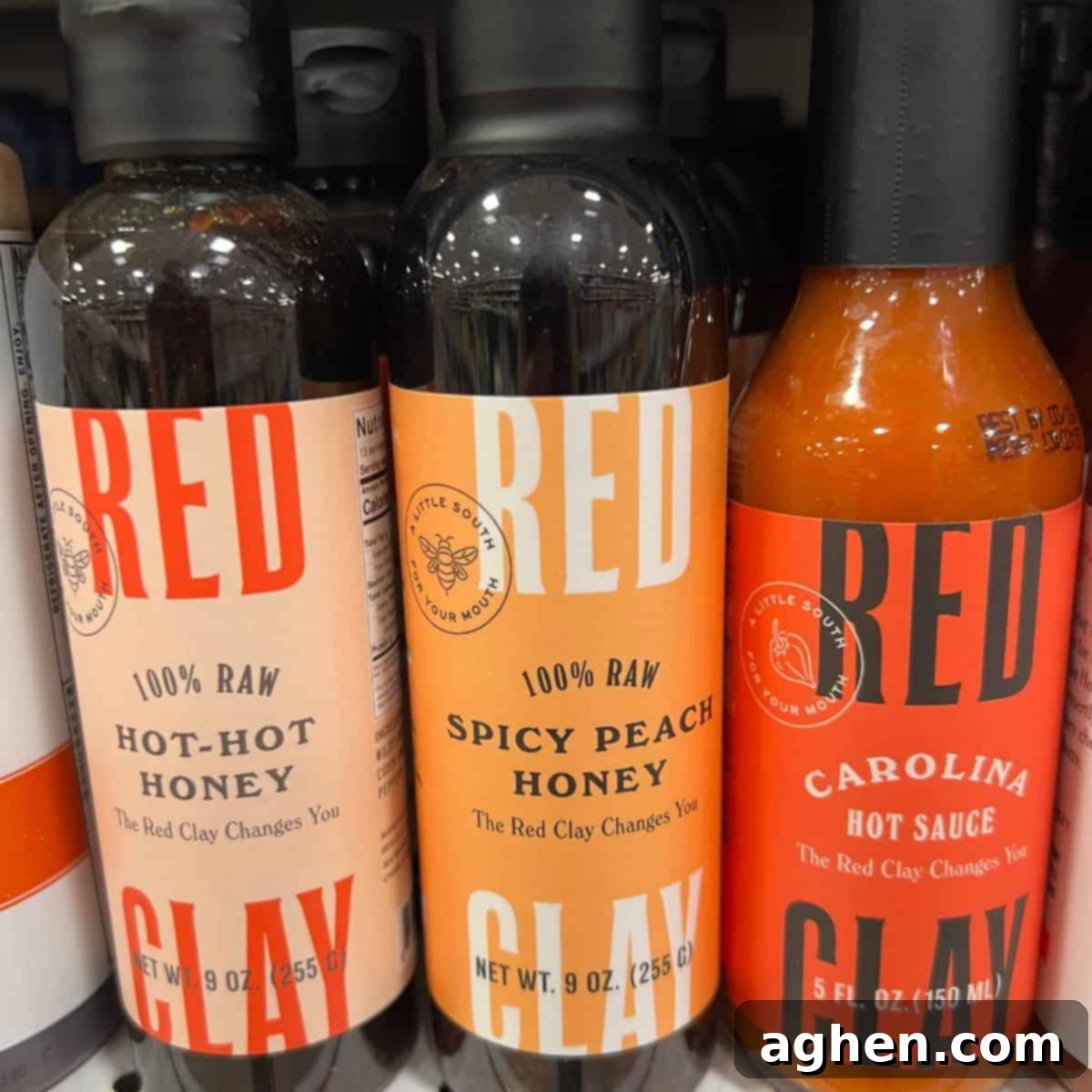 7 Essential Sauces to Transform Your Blackstone Meals 3 Spicy Peach Honey sauce sitting on the counter