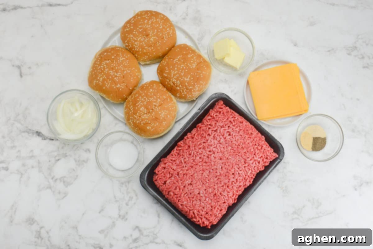 The Ultimate Blackstone Smash Burgers 3 ingredients for smash burgers