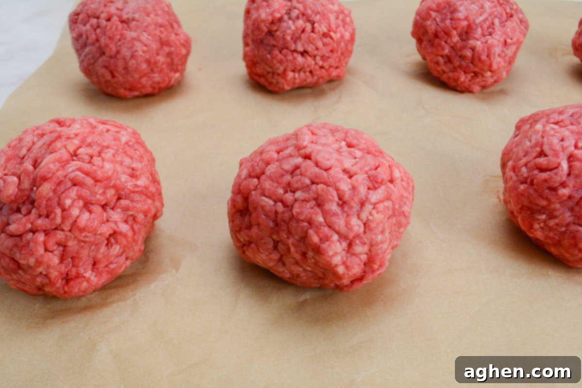 The Ultimate Blackstone Smash Burgers 6 divided balls of ground chuck for blackstone smash burgers