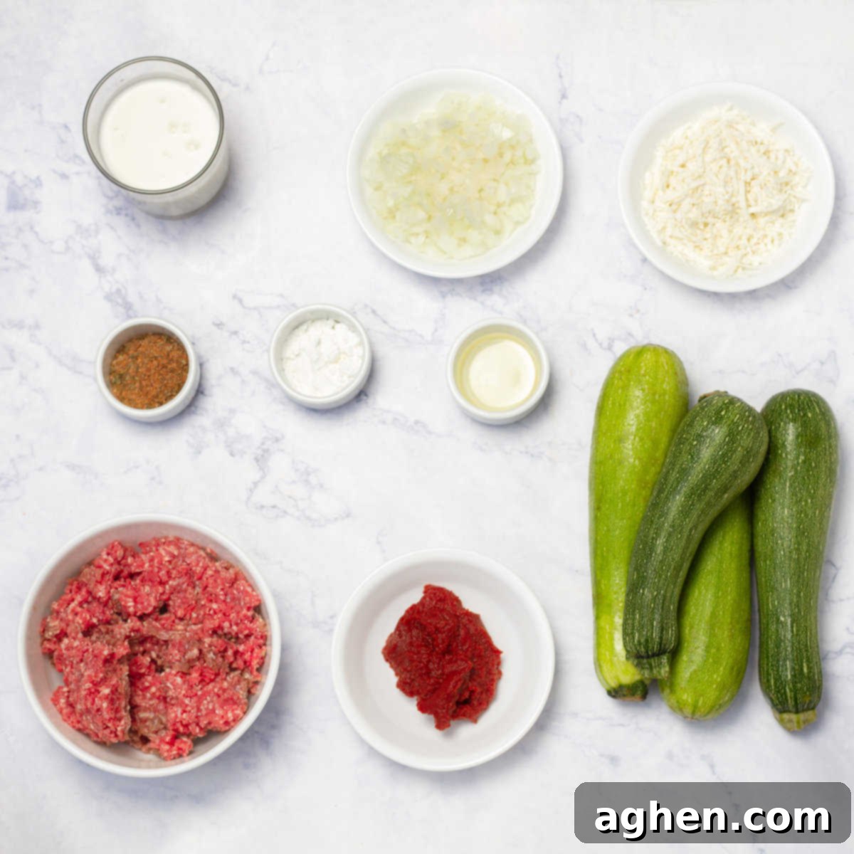 Guilt-Free Zucchini Lasagna 3 Zucchini Lasagna Ingredients