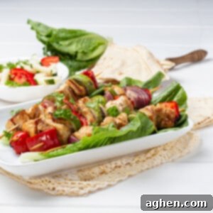 Zero-Point Deliciousness: Chicken Kebabs for Weight Watchers 10 Chicken Kebabs in wooden skewers