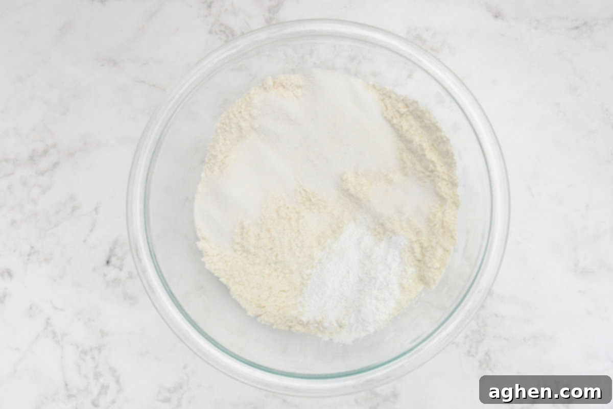 Blackstone Pancake Perfection: Your Ultimate Guide 5 blackstone pancakes dry ingredients together in one bowl