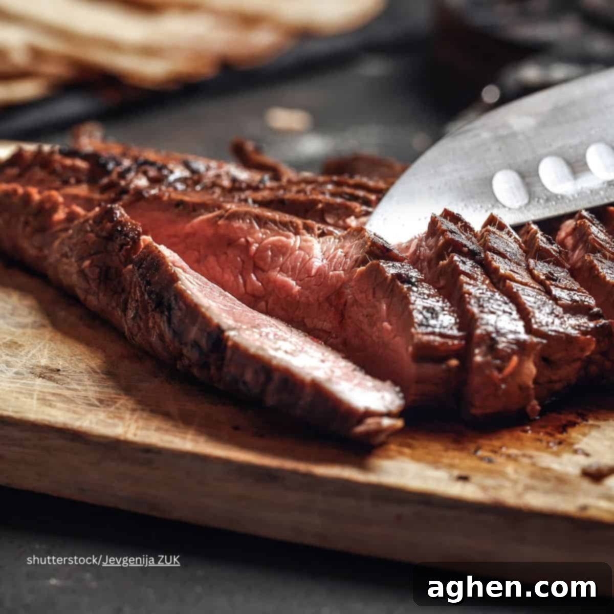 10 Weber Gas Grill Skills That Will Make You a Grilling Legend 6 Flank steak on cutting board