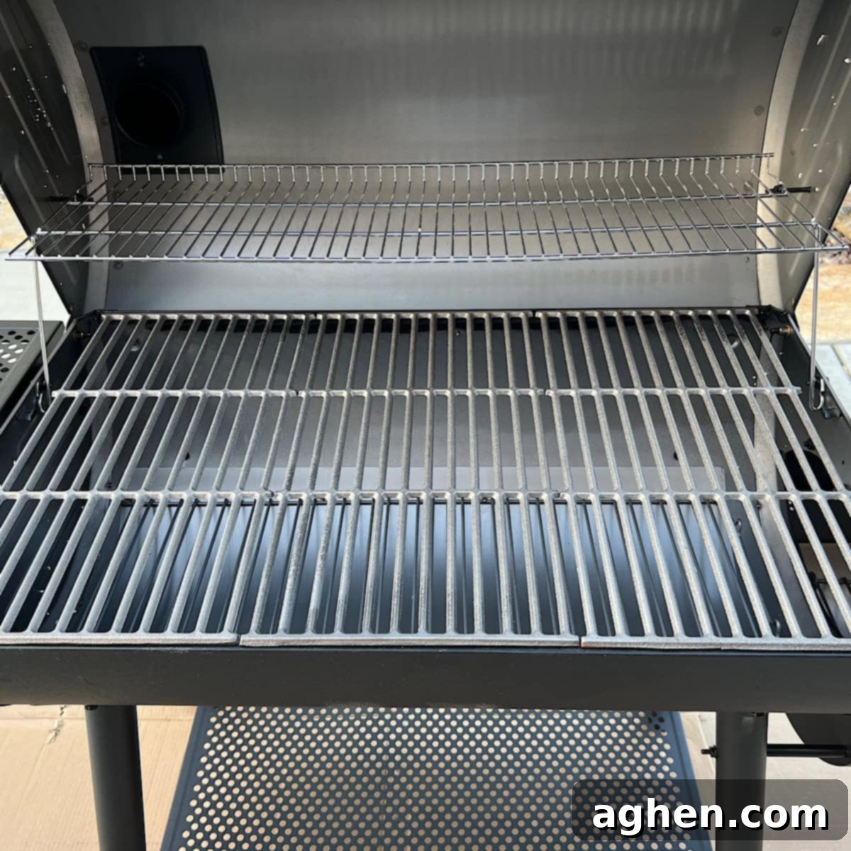 Before You Buy an Offset Smoker: 10 Critical Facts (And Yes, It's Enormous!) 7 grill open with no food on it