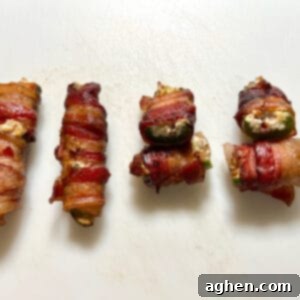 bacon wrapped jalapeno poppers