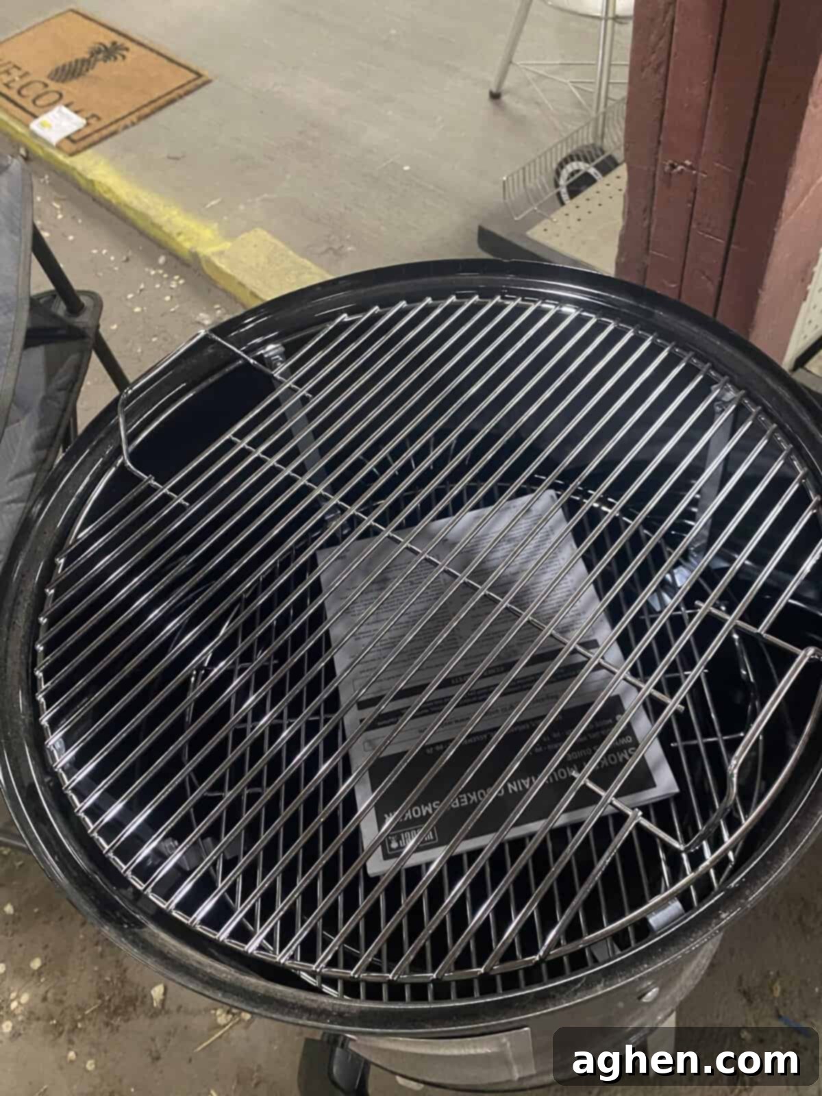 10 Things You Must Know Before Buying a Weber Smokey Mountain Smoker 5 Food being smoked inside a Weber Smokey Mountain smoker