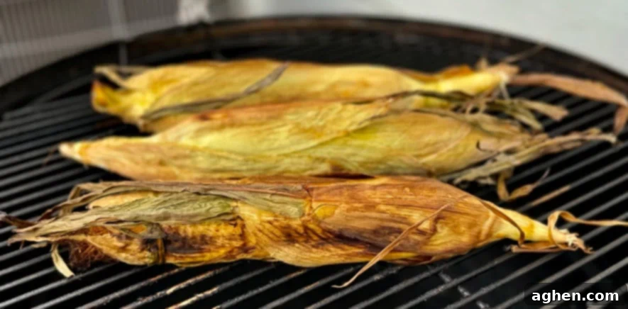 My Game-Changing Weber Grill Method for Unbeatable Summer Corn 5 Wood chips soaking in water in a bowl, ready for grilling