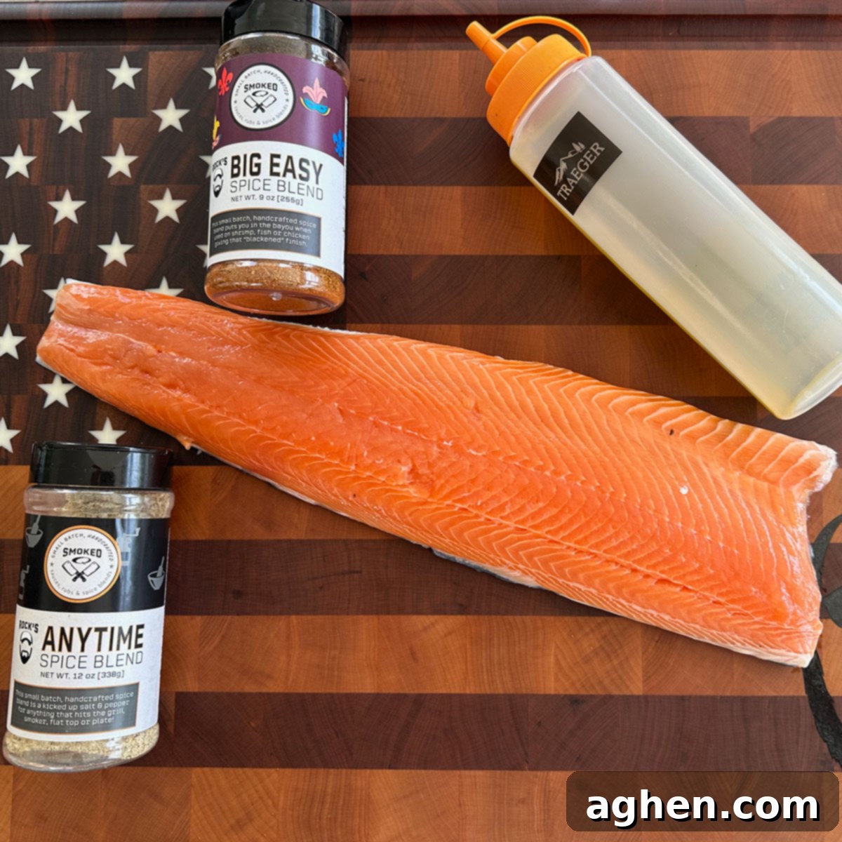 Unlock Delicious Griddle Salmon Bites 3 Ingredients for salmon bites laid out