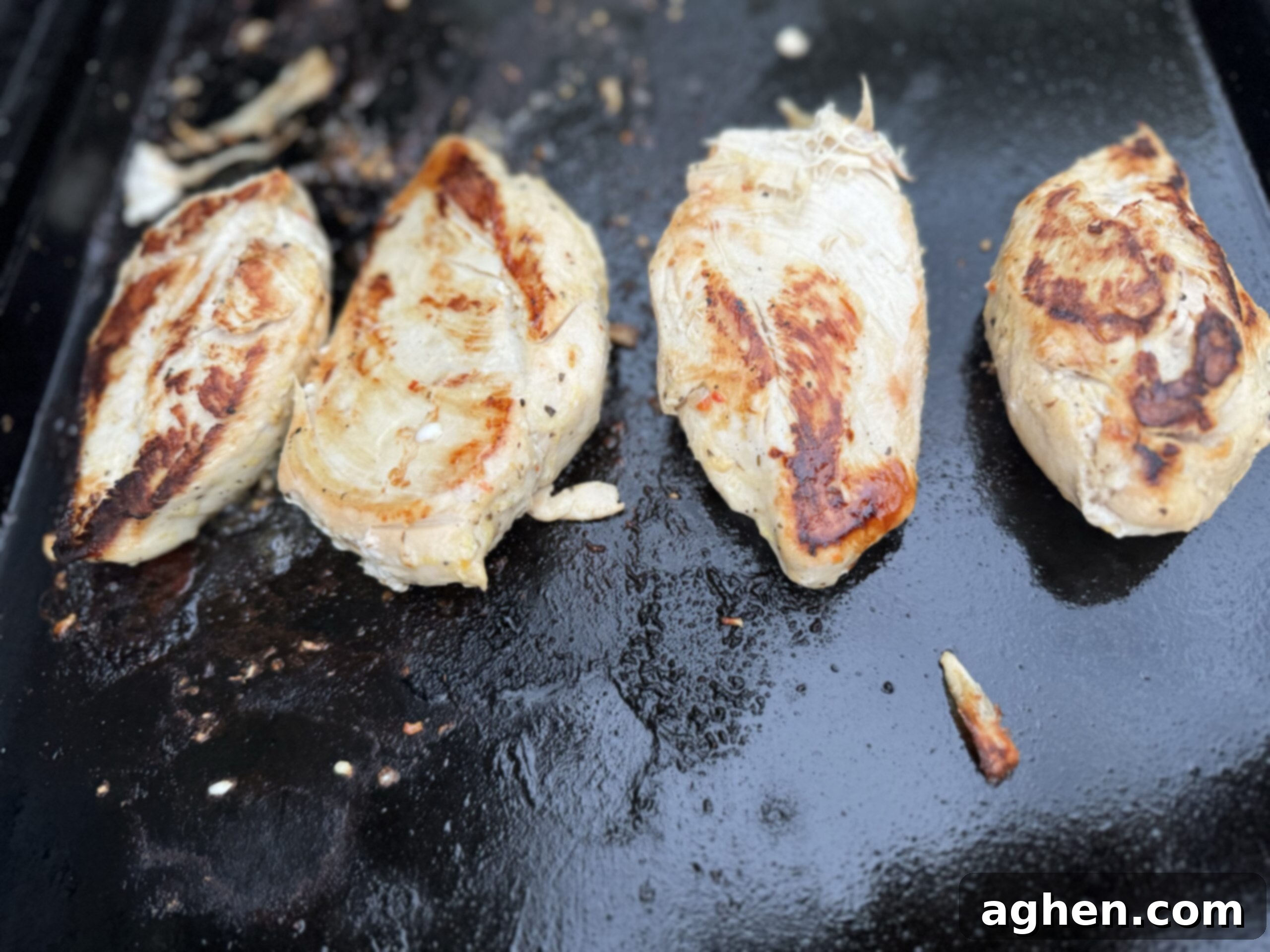 Blackstone Griddle: Why My Gas Grill Is Obsolete 3 Various foods cooking simultaneously on a Blackstone griddle