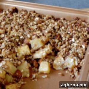 Guilt-Free Apple Crisp 7 Baked apple crisp
